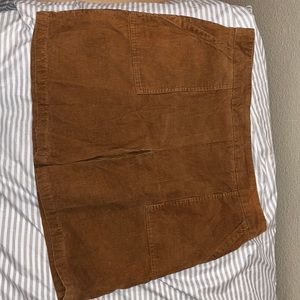 Forever 21 brown corduroy skirt